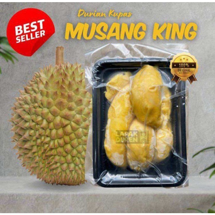 HOT SALE Duria Montong Musang King Asli Import MALAYSIA // Durian Montong Kupas Musang King 500