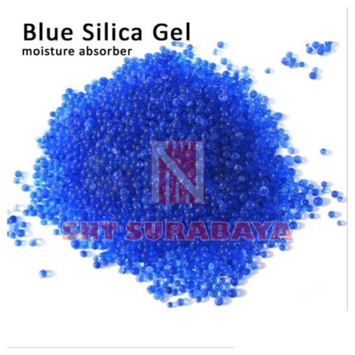 SILICA GEL BIRU 1KG - JUAL SILICA GEL SILIKA GEL BUTIRAN GEL BIRU 1KG