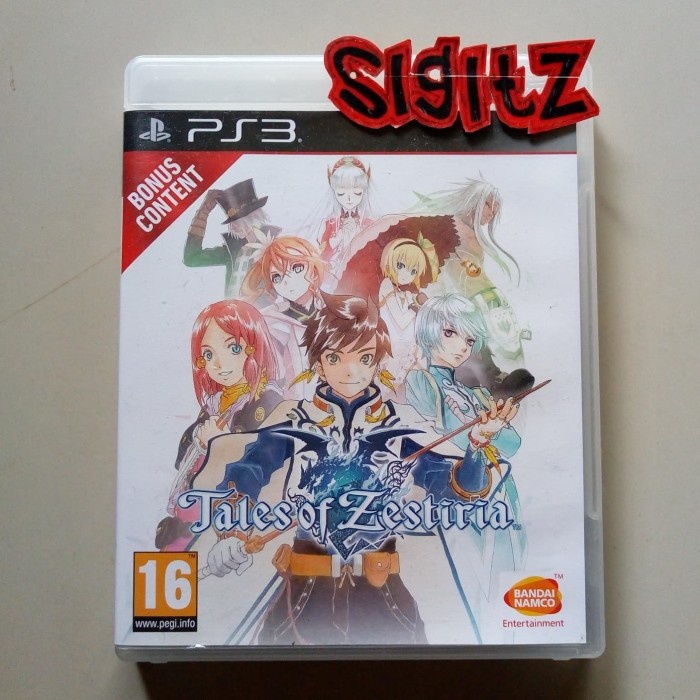 bd ps3 kaset game TALES OF ZESTIRIA