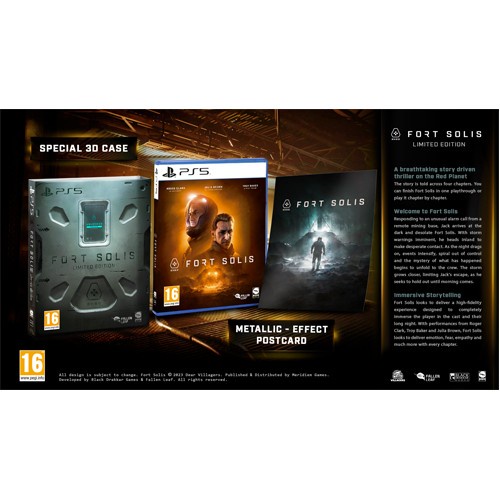 GAME KASET PS5 Fort Solis Limited Edition - Playstation 5 Original New