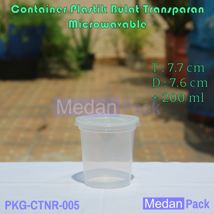 JTTOP" CONTAINER CUP SELAI THINWALL MICROWAVABLE 200 ML PER 50 PCS