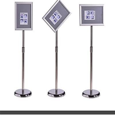 

BARANG TERLARIS Poster Stand Adjustable Menu Frame Sign Holder Display A3 A4 Stainless