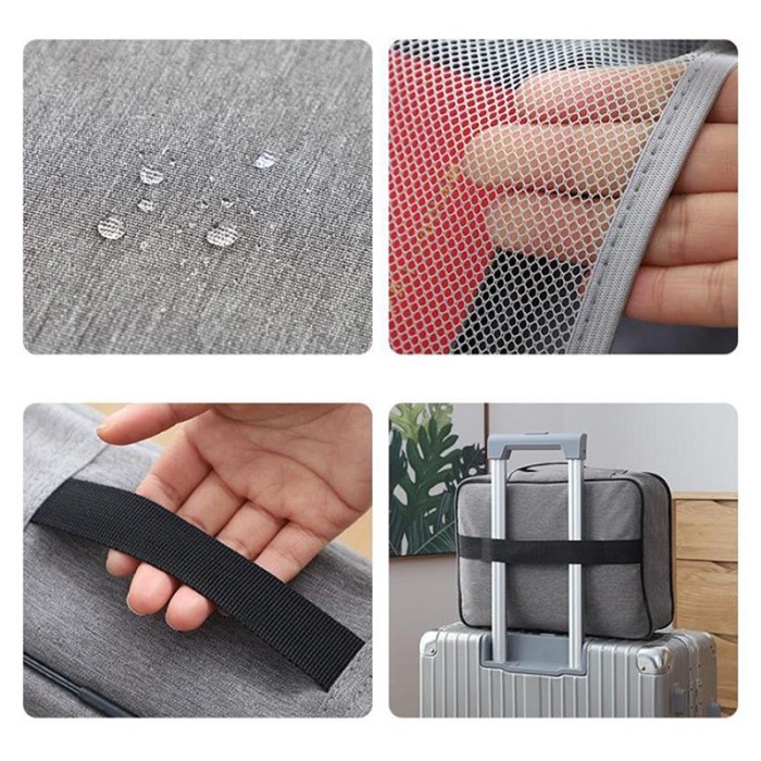 

BARANG TERLARIS Tas Travel Organizer Dokumen Berkas Multilayer Anti Air Password Lock