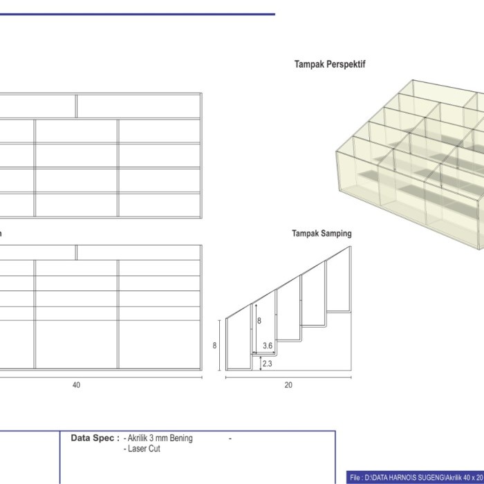 

BARANG TERLARIS akrilik display tingkat