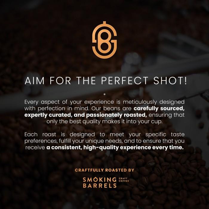 

Flintlock Blend 1Kg (Specialty Coffee - Espresso Roast) - Smoking Barrels New