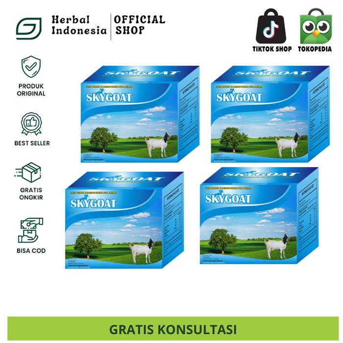 

Paket 4 Box Skygoat Susu Kambing Etawa Bubuk - Kaya Akan Nutrisi Dairy Terbaru