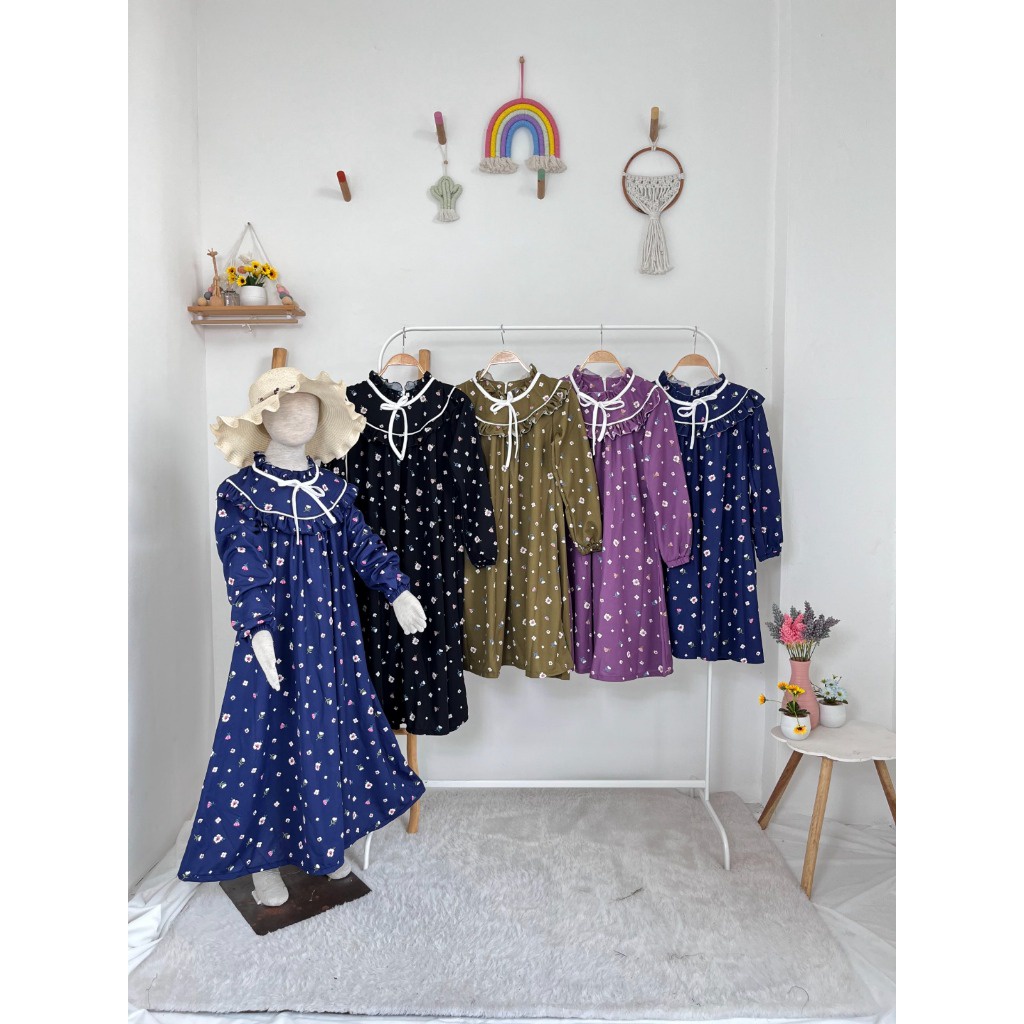 GAMIS ANAK ROSE SMLXL BABY.CLOTH UNTUK UMUR 3-14TAHUN GAMIS REMAJA ANAK TANGGUNG GAMIS SLIM