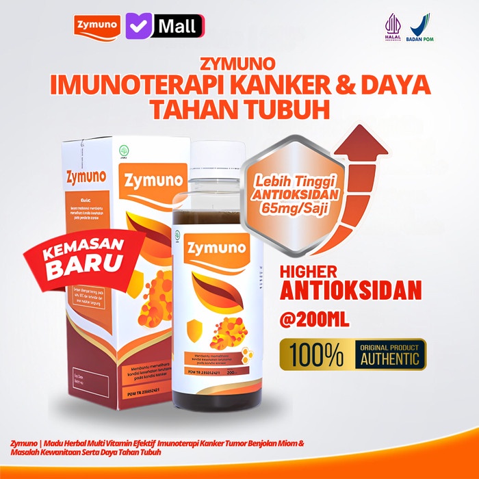 

BARANG TERLARIS Zymuno Madu Herbal Solusi Imunoterapi Kanker Tumor dan Benjolan serta Tingkatkan