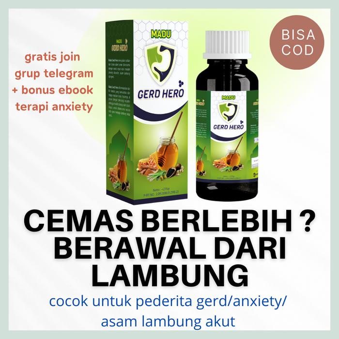 

BARANG TERLARIS Madu Gerd Hero For Anxiety Untuk Kecemasan Berlebih