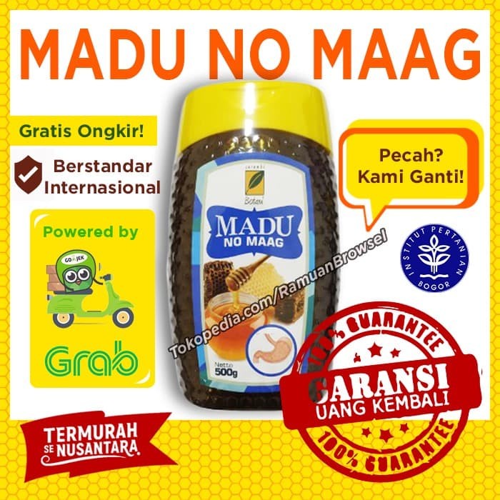 

BARANG TERLARIS Madu No Maag 500gram Serambi Botani