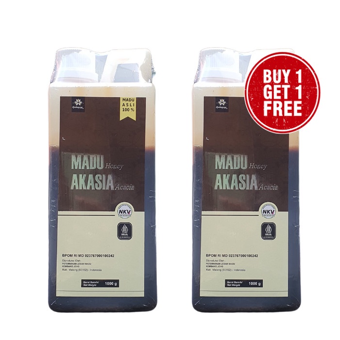 

BARANG TERLARIS [ BUY 1 GET 1 ] Madu Kembang Joyo Madu Akasia 1000 GR
