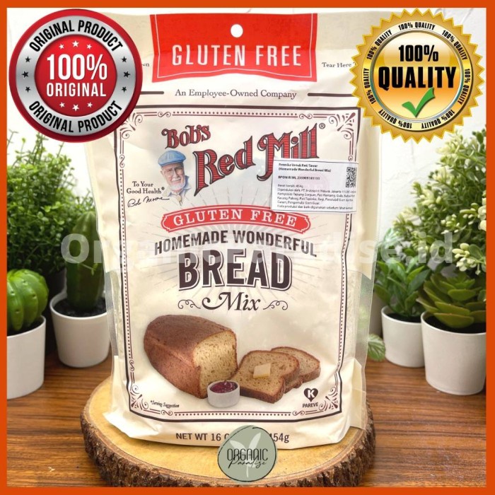 

SALE !!! BOB'S RED MILL HOMEMADE WONDERFULL BREAD MIX 454 GRAM READYY