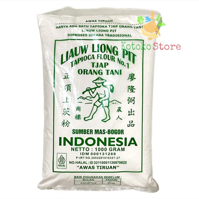 

SALE !!! SAGU TANI LIAUW LIONG PIT / SAGU TAJP ORANG TANI 1KG READYY