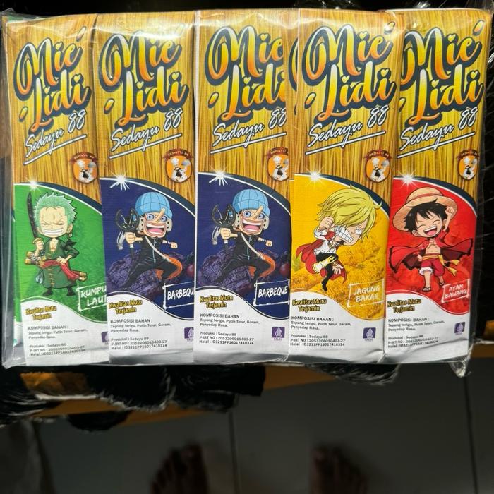 

(KIRDI) KERIPIK KACA+MIE LIDI ISI 50 MIX VARIAN RASA ECER 1000 Snack Cemilan