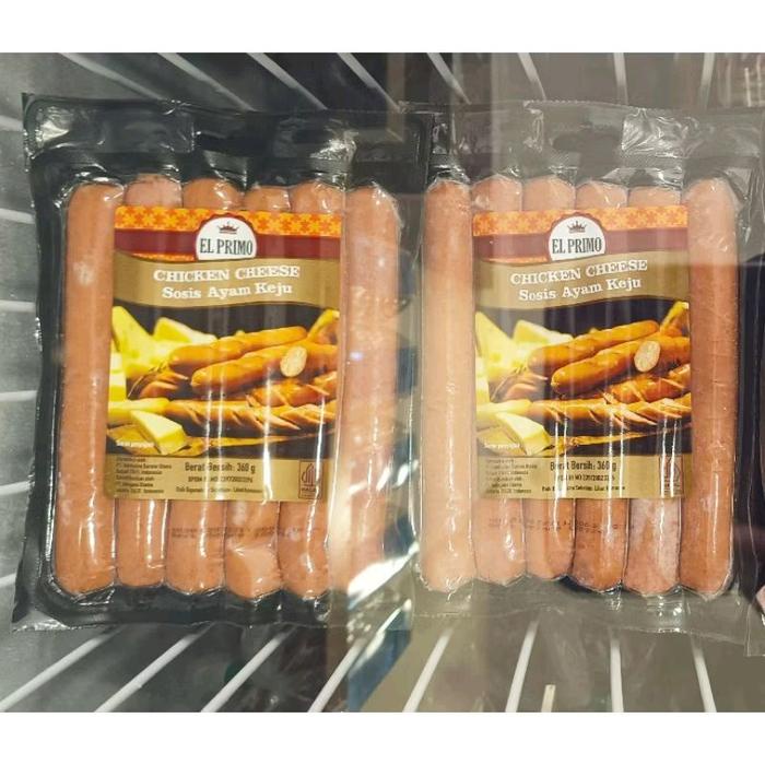 Sosis Chicken Cheese Elprimo 360gr / sosis indomaret