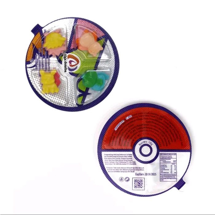 

Permen Lunak Pokemon Isi 30 Pcs - Fruit Candy Motif Martun Pokemon - 1 Box 30 Pcs Food Karakter