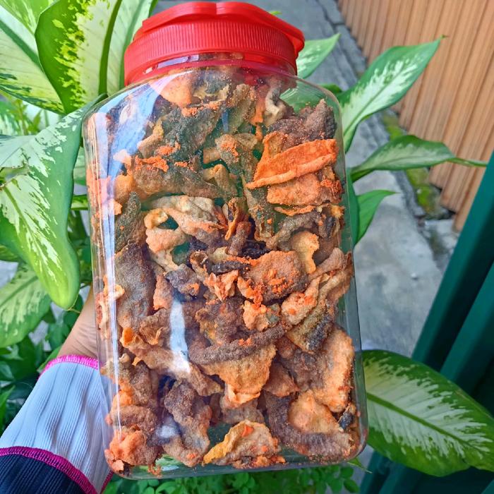 

SALE !!! KERUPUK KULIT IKAN SALMON VARIAN RASA BALADO CEMILAN ENAK SEHAT CRUNCHY KEMASAN TOPLES