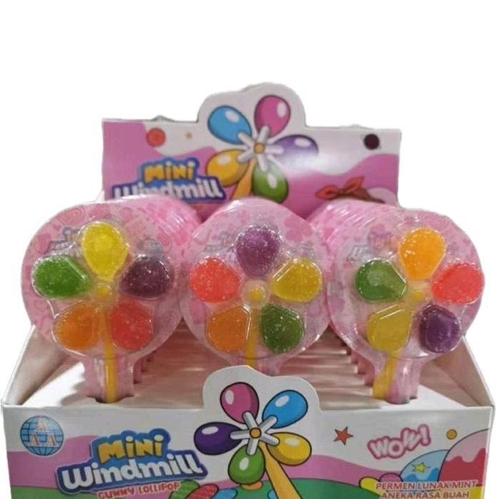 

Lollipop Gummy Permen Lunak Kincir Lolipop