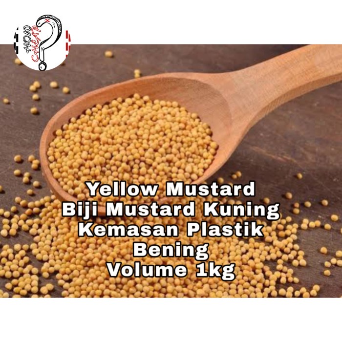 

SALE !!! YELLOW MUSTARD 1KG, BIJI MUSTARD KUNING READYY