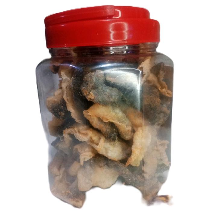 

Keripik Kulit Ikan Toples 65 gr Rasa Original Gurih - Food, Snack