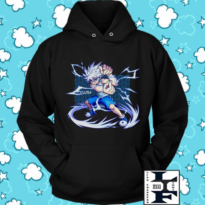 SWEATER HOODIE ANAK LAKI LAKI ANIME HUNTER X HUNTER KILLUA