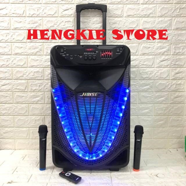 Speaker Portable NOISE 15 inch type 899FII + 2 MIC WIRELESS