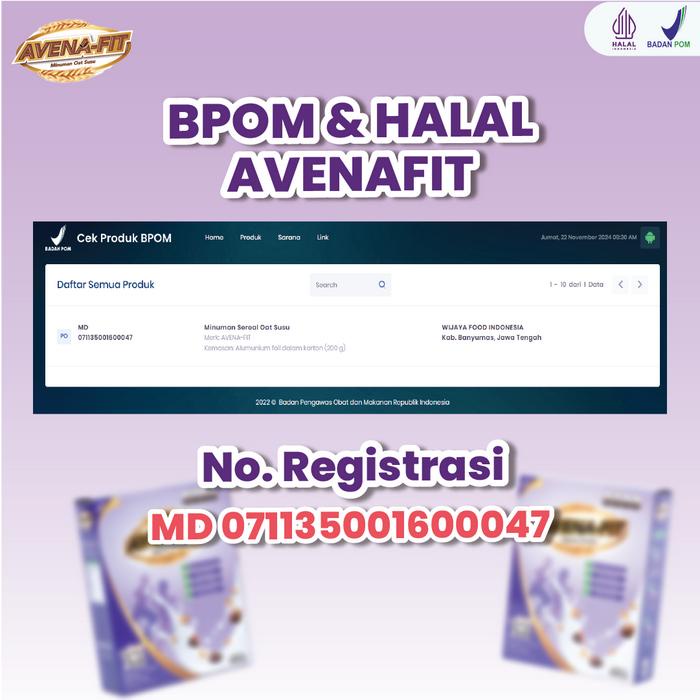 

Diskon Avenafit Minuman Oat Untuk Sarapan & Jaga Kolesterol [3 Box] - Oat, Food Oatmeal Cereal