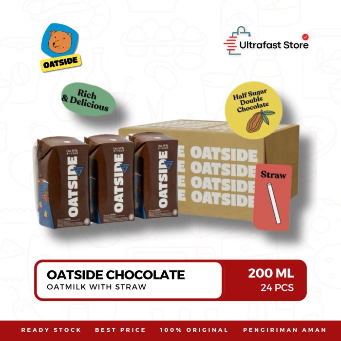 

Produk Viral Oatside Susu Oat Straw 200Ml ( 24 Pcs ) - Chocolate Cod