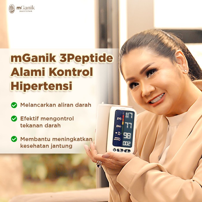 

Barang Terlaris Mganik 3Peptide 330Gr Suplemen Hipertensi Jantung Kardiovaskular Herbal - Rasa Apel