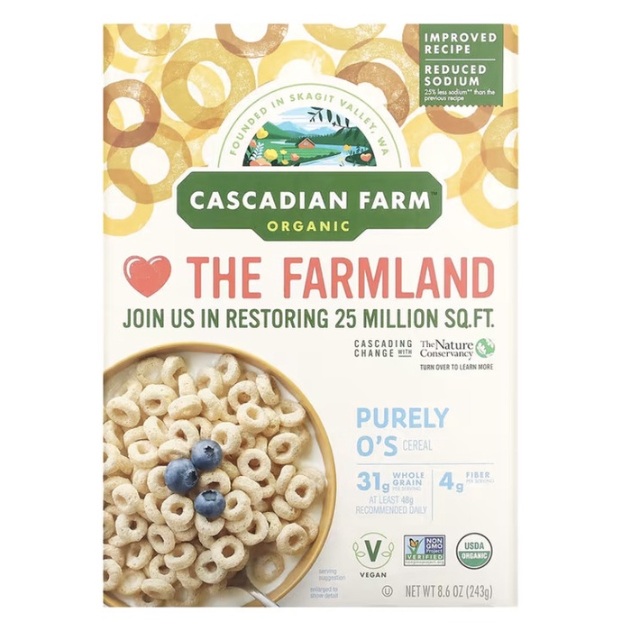 

Terbaru!! Cascadian Farm, Organic Purely O'S Cereal, 8.6 Oz (243 G) Packing Aman