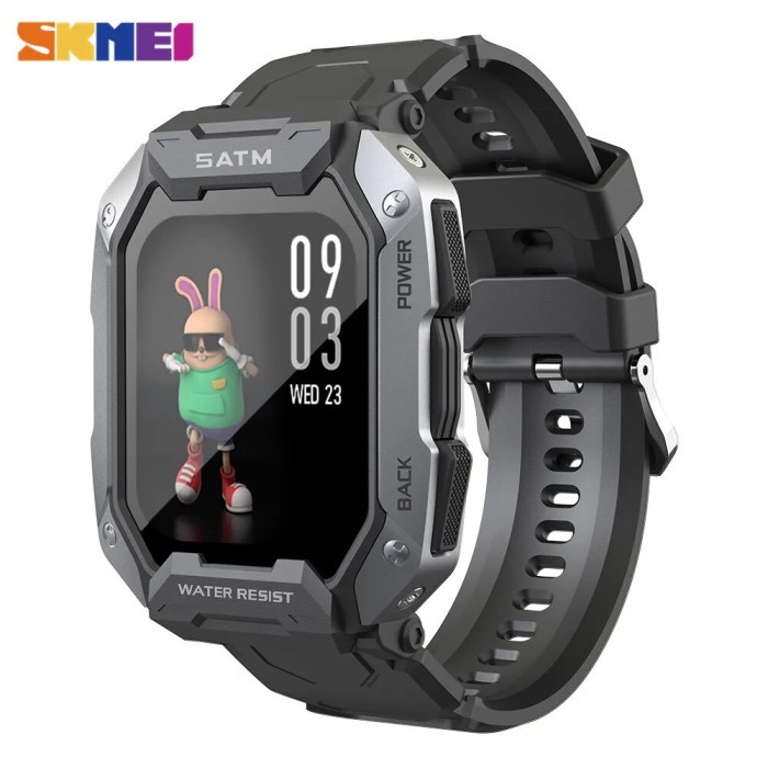 SKMEI 380mAh Swimming Smartwatch 1.71 inch IP68 Waterproof Heart Rate