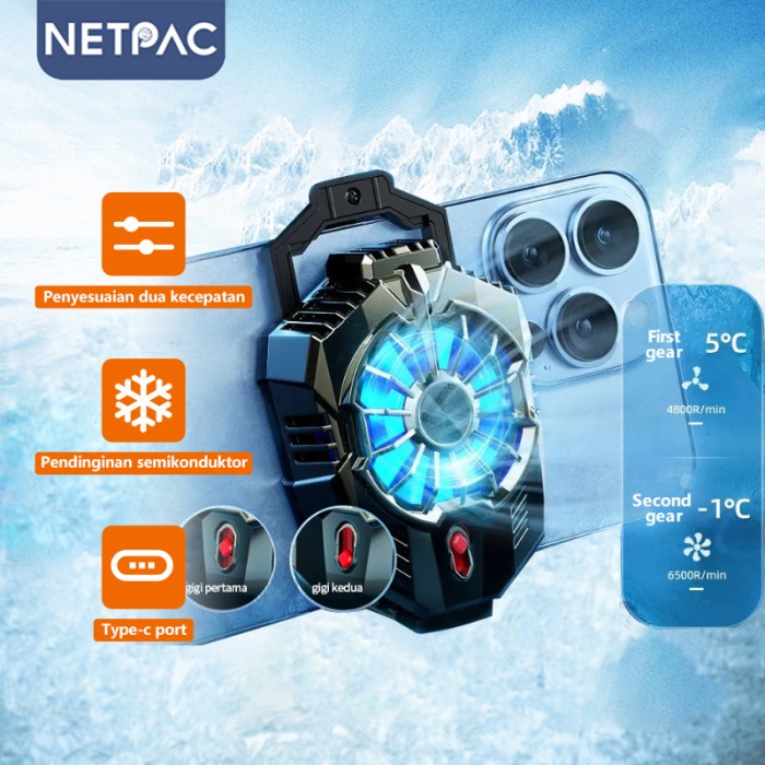 Funcooler X20 Fan Cooler Radiator Pendingin HP Ice Cooling Fan gaming