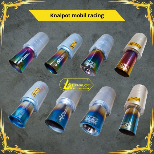 Knalpot mobil racing HKS Bass adem,Gahar,Bulat