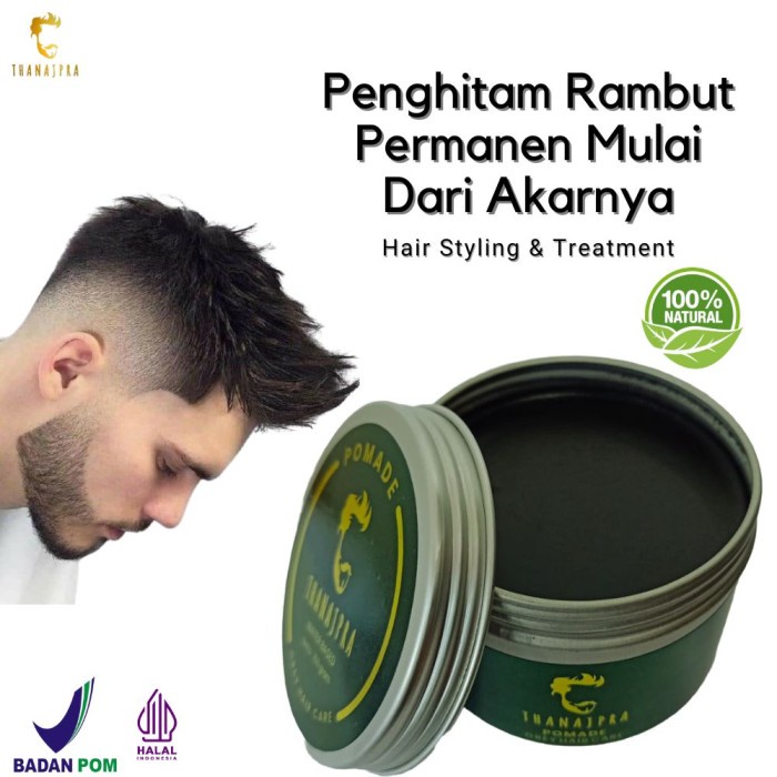 Penghilang Uban Permanen Obat Rambut Anti Uban NAJPRA Pomade WaterBase