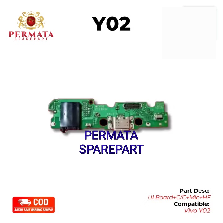 PAPAN CAS VIVO Y02 | KONEKTOR CAS HP