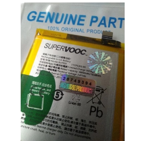 Oppo Blp959 Blp-959 Original 100% Genuine Batu Batre Battery Baterai Oppo Reno 8T 4G Reno 8T 5G
