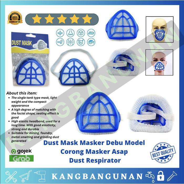 Dust mask masker debu model corong masker asap dust respirator