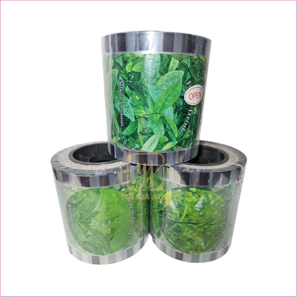 HJK PLASTIK SEALLER CUP MURAH Plastik Lid Cup ISI 1000pcs Motif, Drink, Teh, Polos, Bauh, Kartun