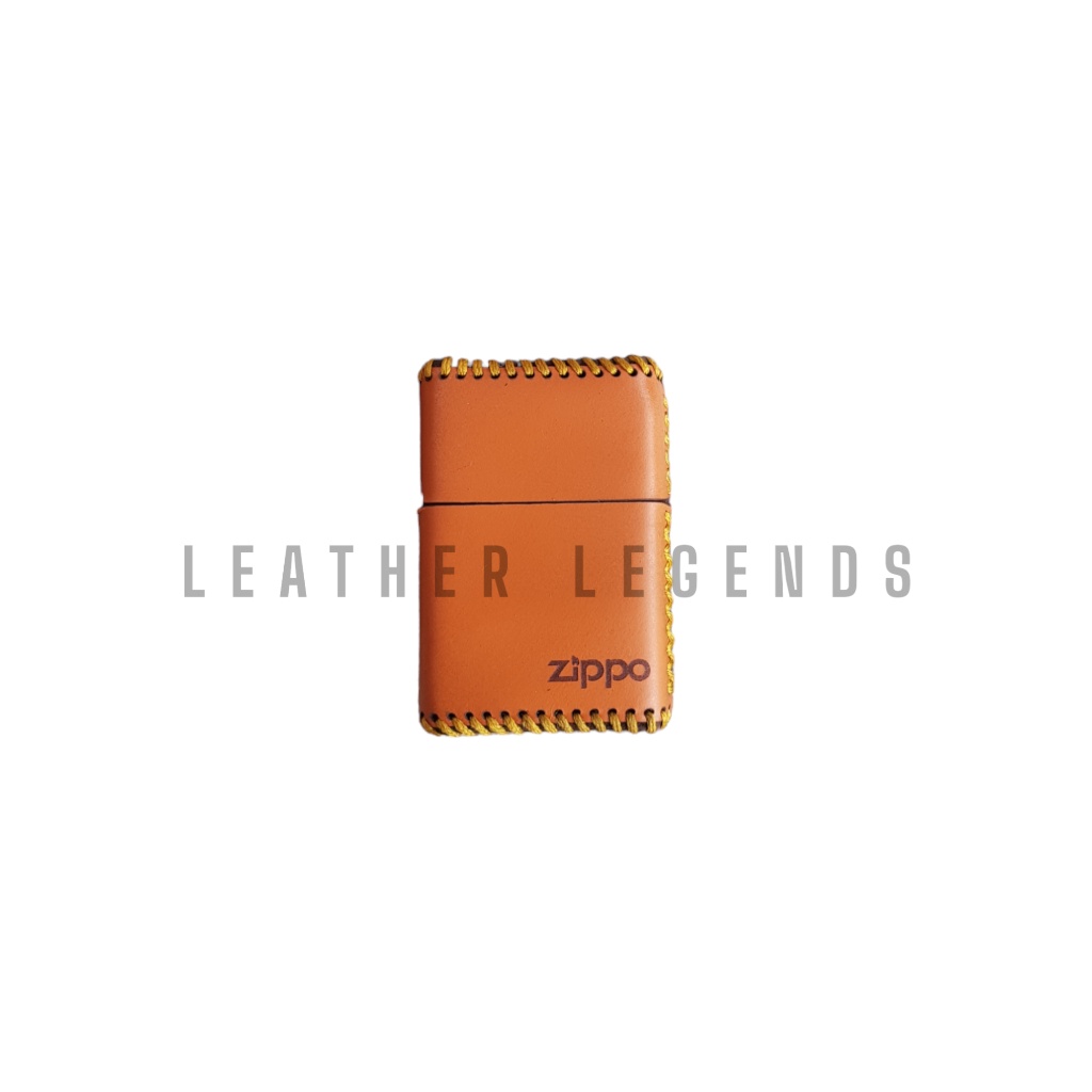 HJK sarung zippo kulit asli anyam - custom grafir zippo lighter case zippo original korek zoppo