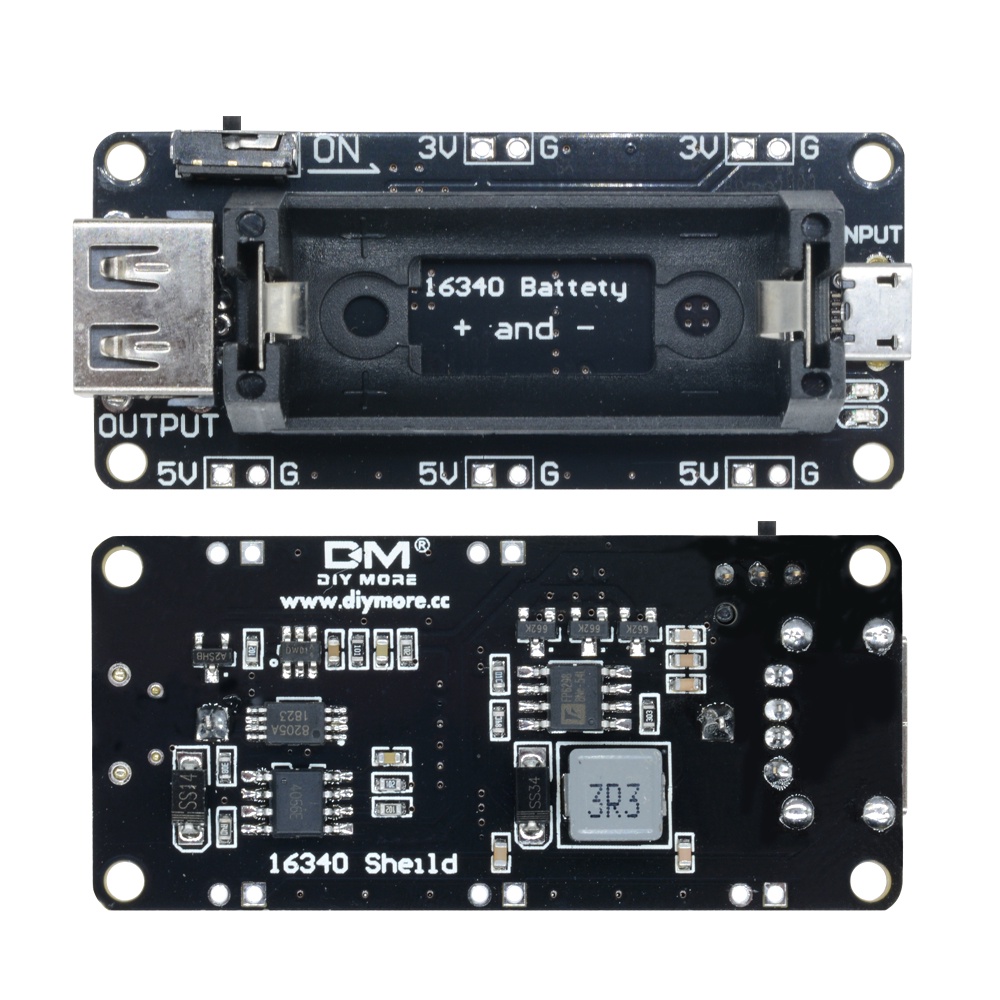 16340 lithium battery mobile power expansion board lithium battery expansion board 16340 lithium bat