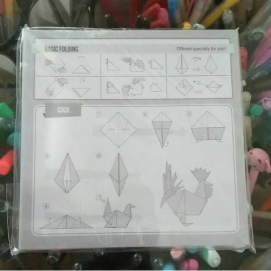 

Terlaris Kertas Lipat Origami Kecil Sidu 12 X 12 Cm [100 Lembar] Kertas Sukung