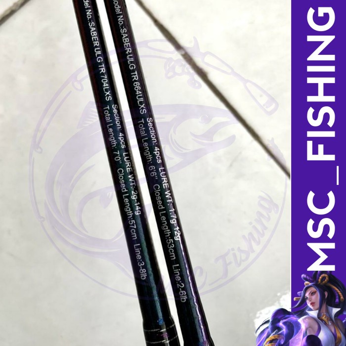 JORAN DAIWA SABER ULG TR 664ULXS 704LXS 722LXS