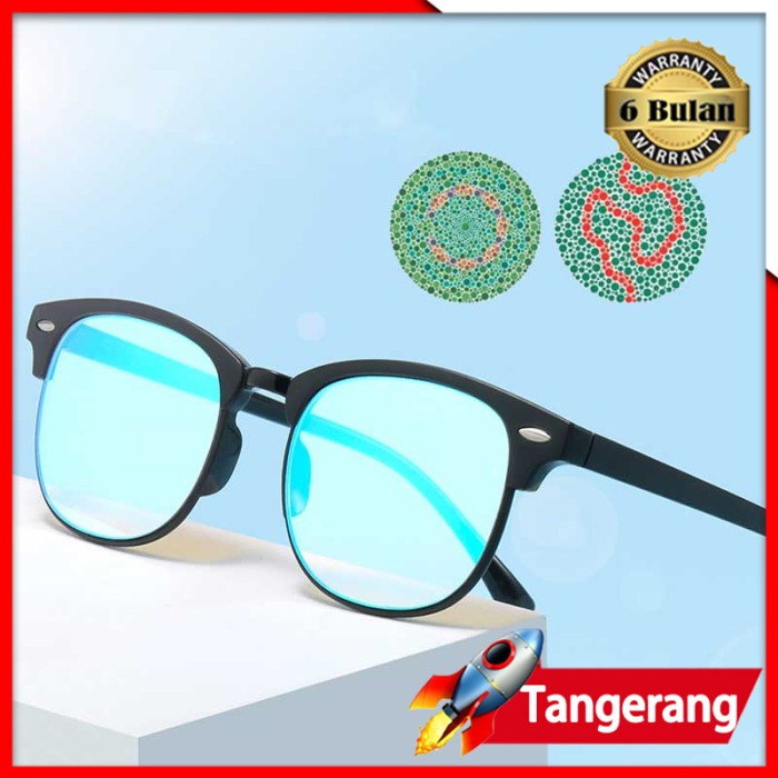 Kacamata Buta Warna Merah Hijau Enchroma Pria Dan Wanita