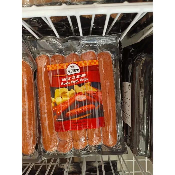 Sosis Beef Cheese Elprimo 500gr / sosis Indomaret