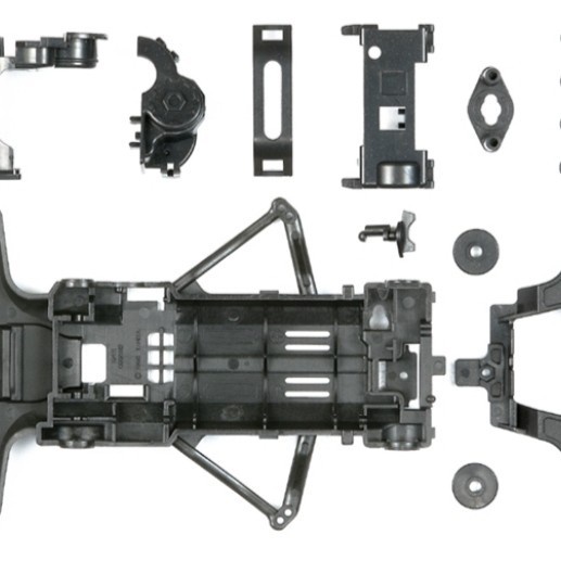 95239 - Tamiya Carbon Reinforced Super FM Chassis Set