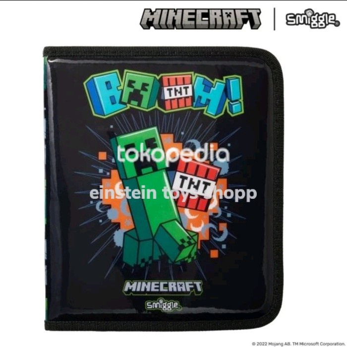 

Smiggle stationery set Minecraft/paket Alat tulis / Pensil Case /Kado Kode 909