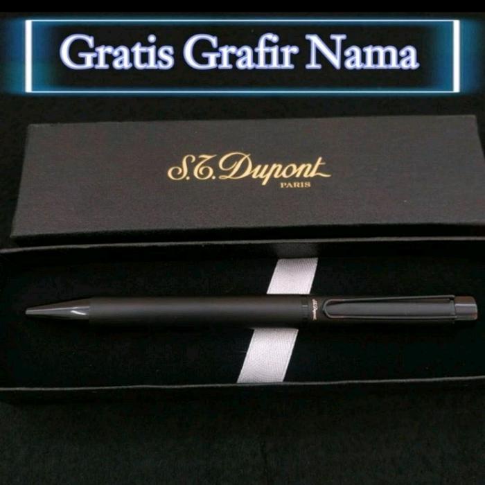 

Bollpoint St Dupont Mewah Gratis Hard Box & Grafir Nama Alat Tulis Pulpen Stationery Kode 1324