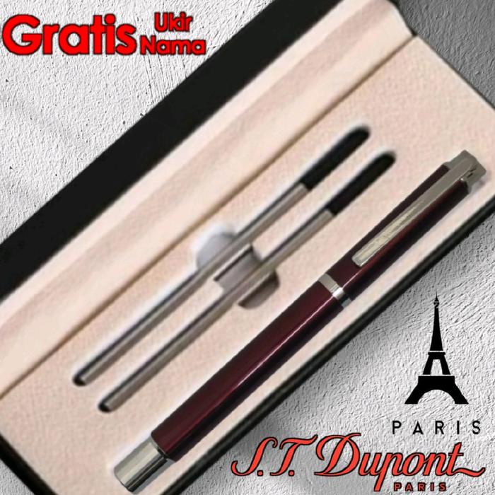 

Pulpen Giftset Hampers Mewah St Dupont Gratis Grafir Nama Stationery Kode 444