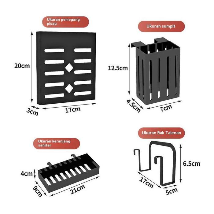 Rak Penyimpanan Wastafel Dapur, Lemari Dapur Multifungsi, Rak Penyimpanan Piring, Lemari Wastafel,