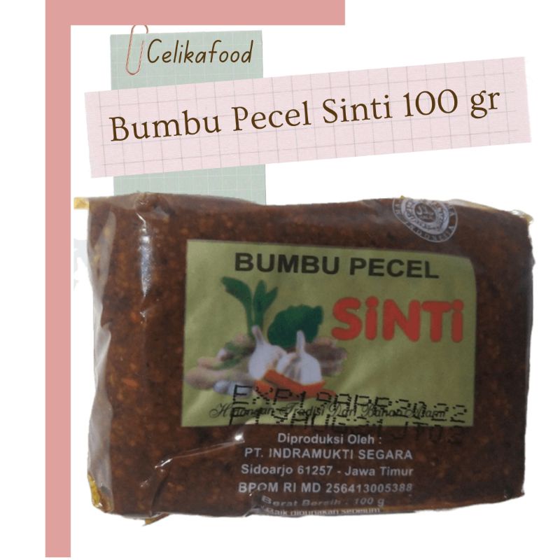 

HJE Bumbu Pecel Sinti 100gr Kacang Instan Sambal Sambel Peanut Saus Saos Sauce